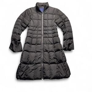Moncler black puffer coat